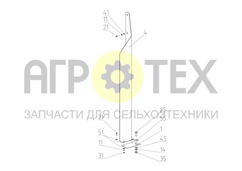 Чертеж Установка щитка (S300.05.07.060)